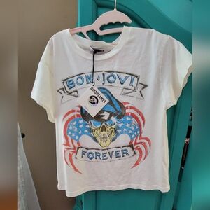 Daydreamer White Bon Jovi Forever Tee